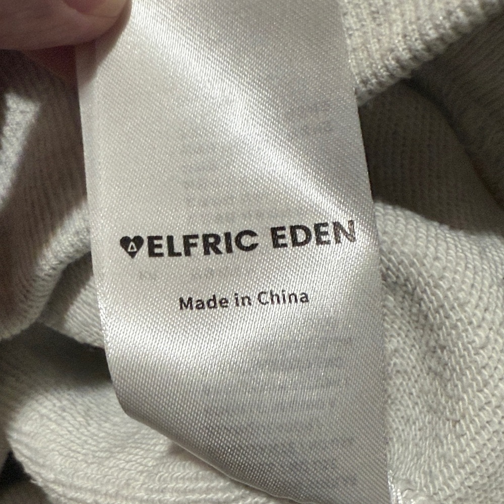 Aelfric Eden Gray Hoodie with Navy Star Design - Picture 2 of 3